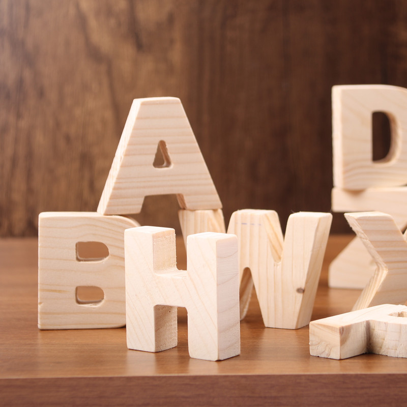 Wooden Educational & Learning, PreSchool - Alphabets (Lowercase)(Medium)(26 Pieces)